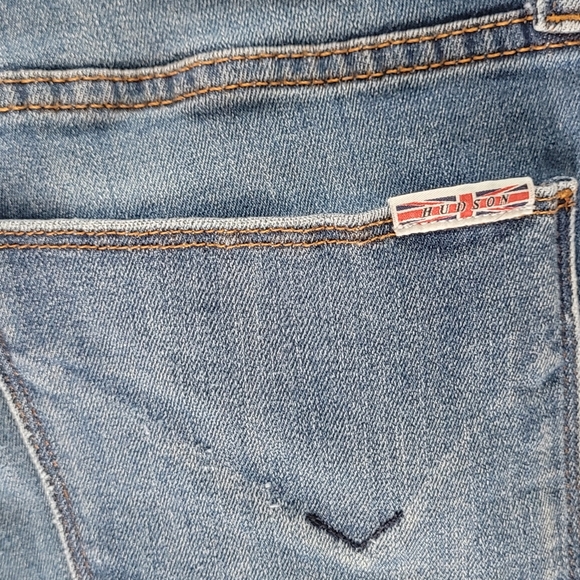 Hudson Natalie True Skinny Jeans Size 27 Raw Hem - Picture 4 of 7